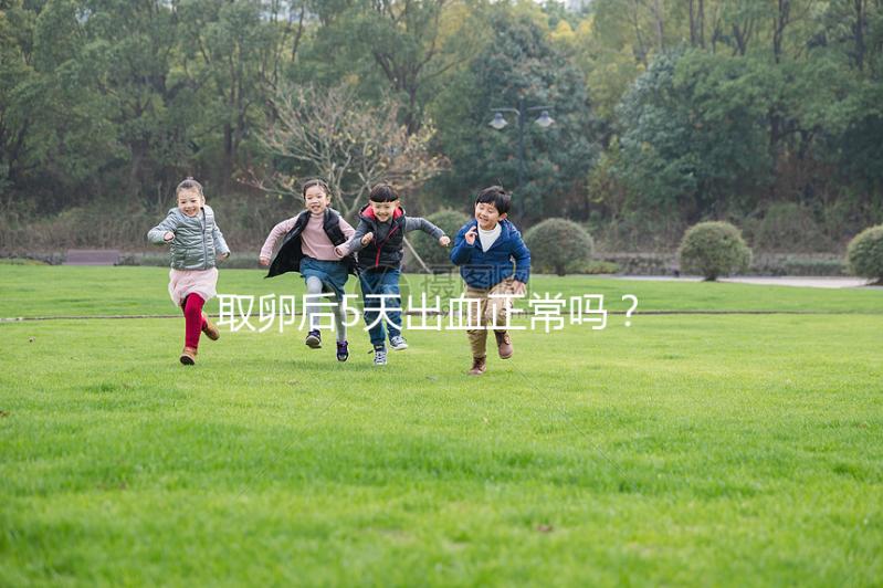 取卵后5天出血正常嗎?找準原因才是關(guān)鍵!