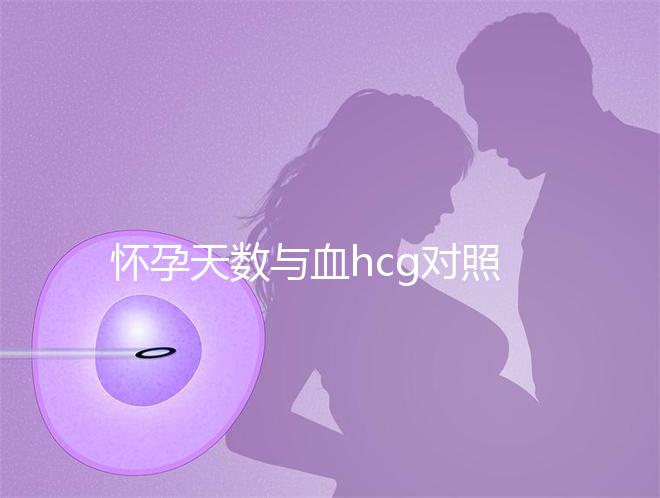 懷孕天數(shù)與血hcg對(duì)照表參考，孕早期排除病理性生化妊娠