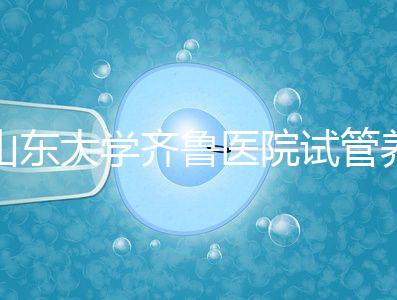 山東大學齊魯醫院試管養囊價格表,成功率越高助孕開銷越少